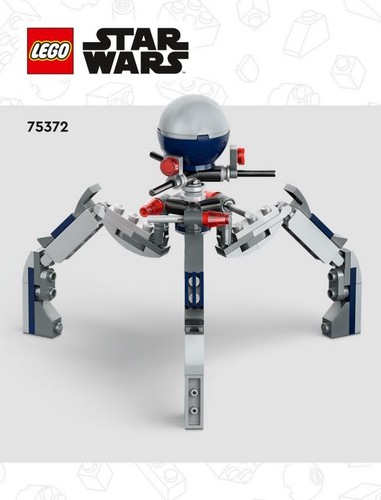 Lego star wars clone tridroide - wars,