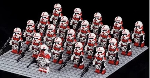21x star wars clone - wars, troopers